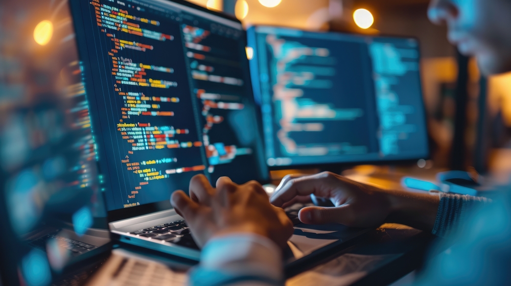 a person building a Serverless Website